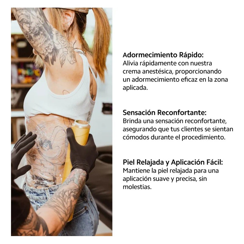 Anestesia Para Tatuar Sin Dolor Ouo 0 Irritación 50 G