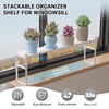WOCHUANGSI 1pcs Small Narrow Tall Shelf for Windowsill Kitchen Organizer