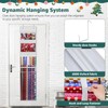 Wrapping Paper Organizer Storage, Double-Sided Hanging Gift Wrap Roll Holder
