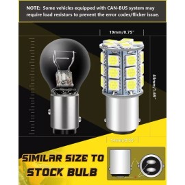 SHENKENUO 2 SUPER BRIGHT LED light bulb sets for Kubota BX1800 BX1830 BX2200 BX2230 bulbs