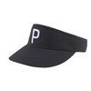 PUMA GOLF Men's P Visor Adj, Puma Black-Bright White, One