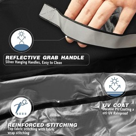 Grill Cover 30 inch BBQ Gas Grill Cover for Outdoor Grill, Heavy Duty Waterproof Small BBQ Grilling Cover Anti-UV Fade Resistant Material Barbecue Covers for Weber Char-Broil Nexgrill and More Grills