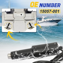 15057-001 Trim Tab Actuator for 2009 to Present Air Boat, with 5-16" Mount Hardware & 6ft Cable, 2-1/4" Stroke 12V, Replacement for 101XDS Short Actuator, Replace for Lenco Marine Actuators 101XD-4