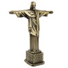 Tomotato Jesus Figurine Brazilian Christ Statue Metal Brazil Statue of
