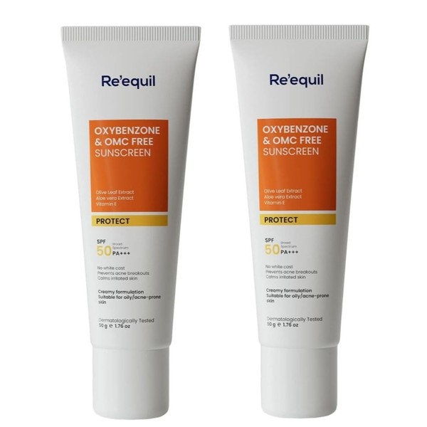 Requil's Oxybenzone, OMC Free Sunscreen for Oily, Sensitive, Acne Prone