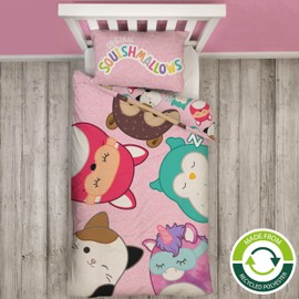 Squishmallows Duvet Set I Reversible Single Duvet Cover Set I Kids Bedding With Matching Pillowcase
