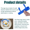 4 Pcs Fried Egg Ring Set – Non-Stick, Heat-Resistant, Ideal