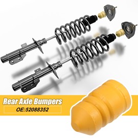 QUARKZMAN Car Bumper Stop Rear No. 52088352 for Jeep Grand Cherokee WJ