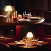 URLIGHTS Waterproof Rechargeable Table Lamp for Shower & Outdoor, Cordless