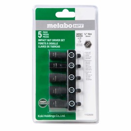 Metabo HPT Impact Nut Driver Set, 5-Piece (115280M)