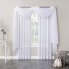 No. 918 Emily Sheer Voile Rod Pocket Curtain Panel, 216"
