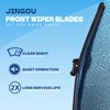 24"+19" Front Windshield Wiper Blades Compatible with VW Volkswagen Jetta