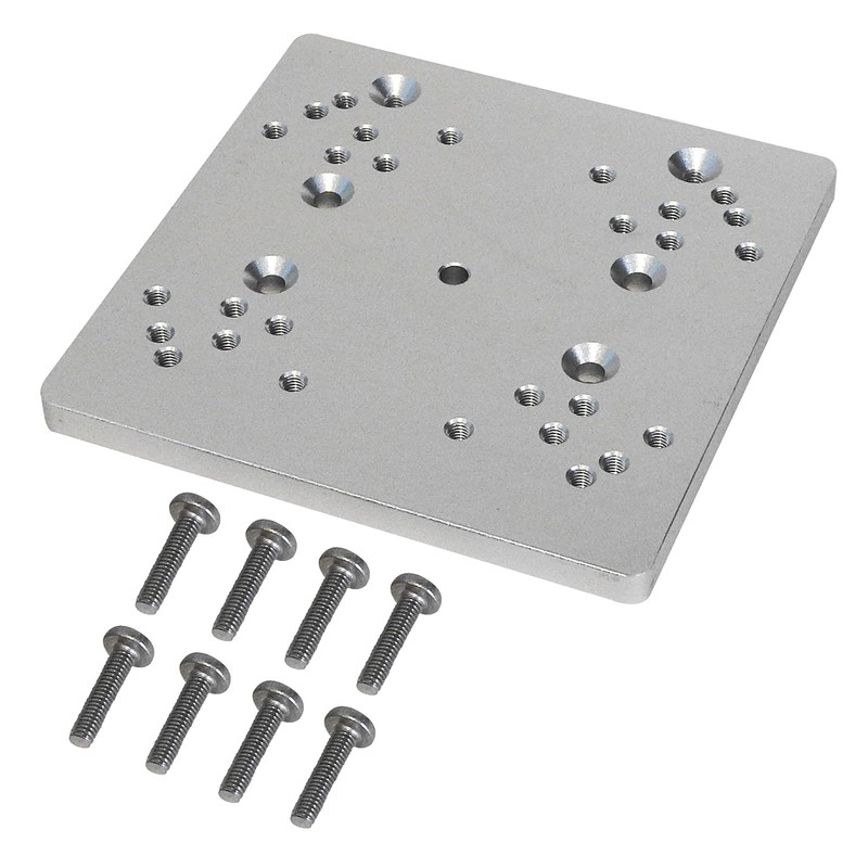Extreme Max 3005.4408 Downrigger Mounting Plate for Use with Track