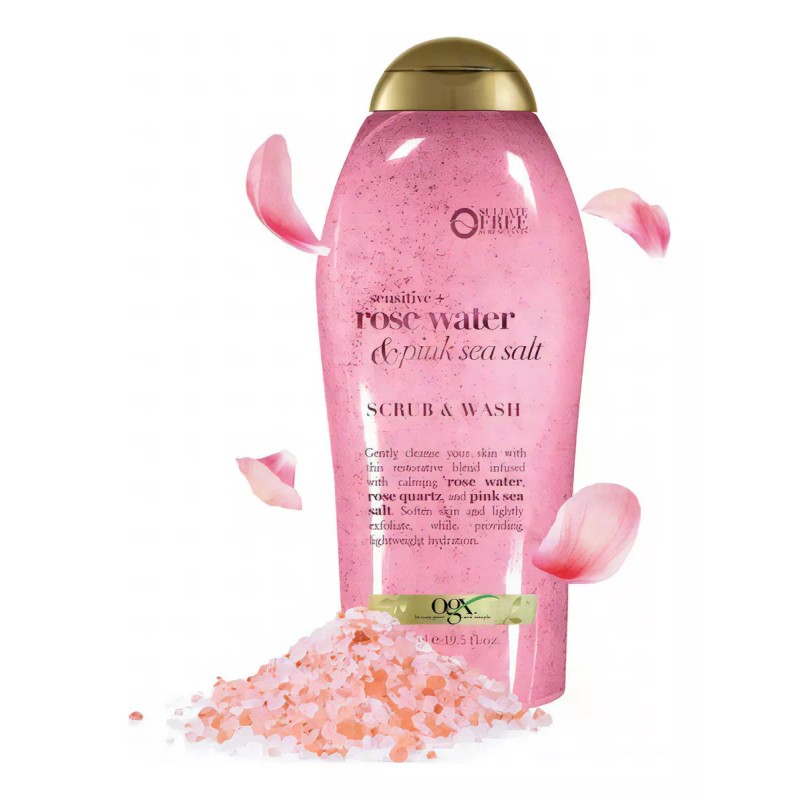 OGX Exfoliante Corporal Ogx Agua De Rosas Y Sal Marina