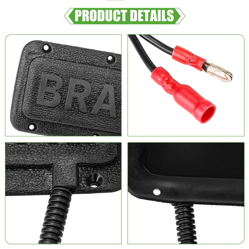 10L0L Universal Golf Cart Brake Light Switch/Brake Pad for Yamaha