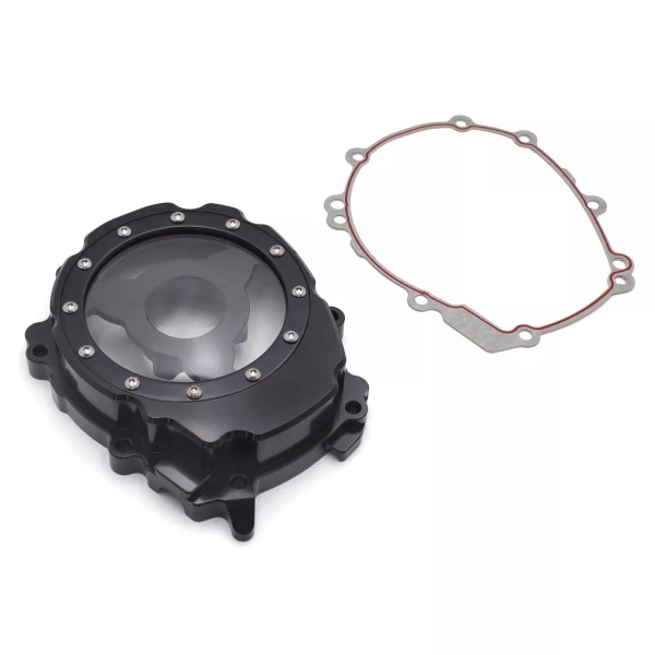 HTTMT Black Clear Left Engine Stator Cover Crankcase Protector For