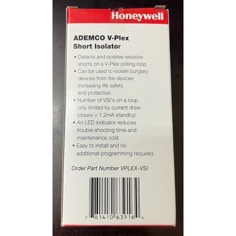 ADEMCO Honeywell Ademco V-Plex Short Isolator VPLEX-VSI