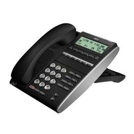 NEC DTL-6DE-1 (BK) - DT300-6 Button Display Digital Phone Black (Certified Refurbished)