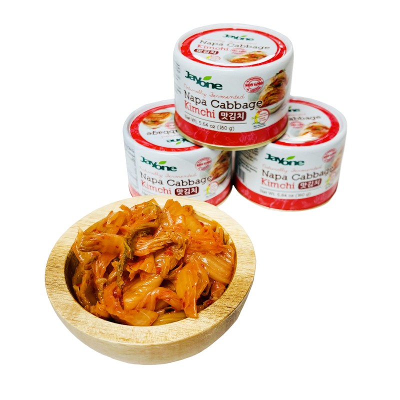 Korean Canned Kimchi, Napa Cabbage Kimchi, Naturally Fermented, Non-GMO, No