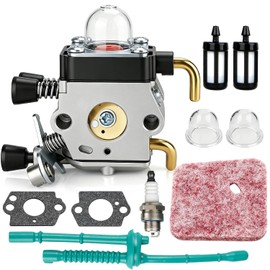 HUZTL FS45 FS55 FS55R Carburador para STIHL FS38 FS46 HL45 FS45C FS46C FS55C FS55RC KM55 Cortadora de Maleza C1Q-S97