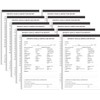 (10-Pack) Detailed Driver's Vehicle Inspection Report Book Format, 2-Ply Carbonless,
