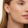 REIOT Cross Earrings for Women 925 Silver Inlaid Cubic Zirconia