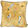 Wylder Tropics Orient Chinoiserie Birds Cushion Cover, Gold, 43 x