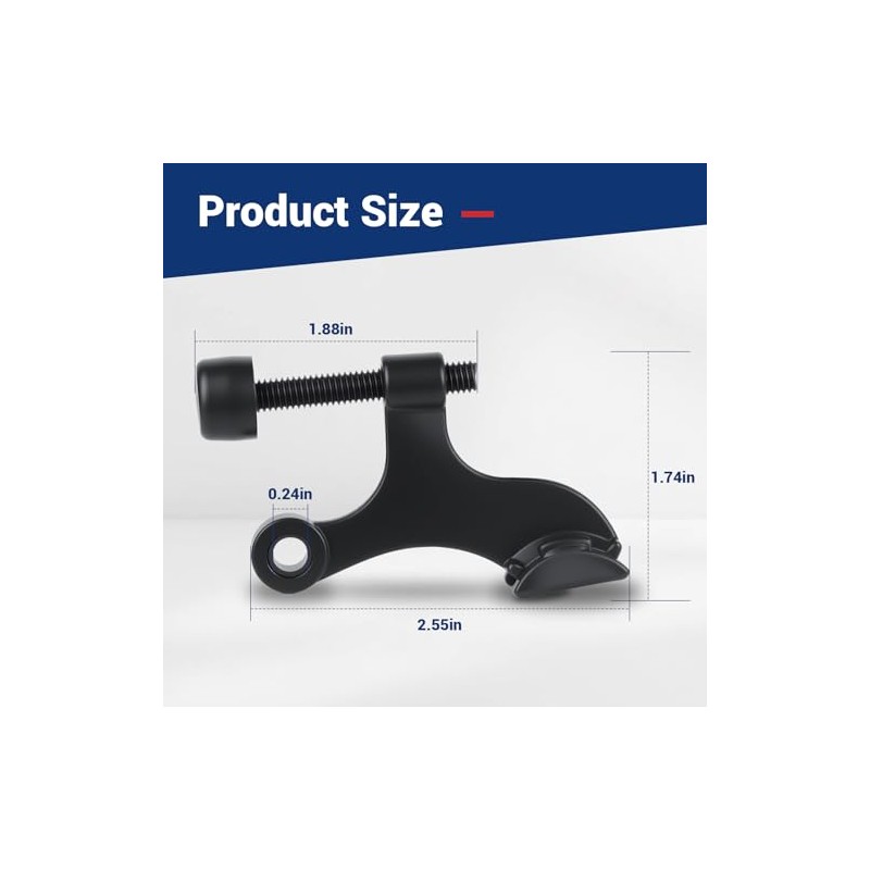 HOME MASTER HARDWARE Tope de puerta con pasador de bisagra,