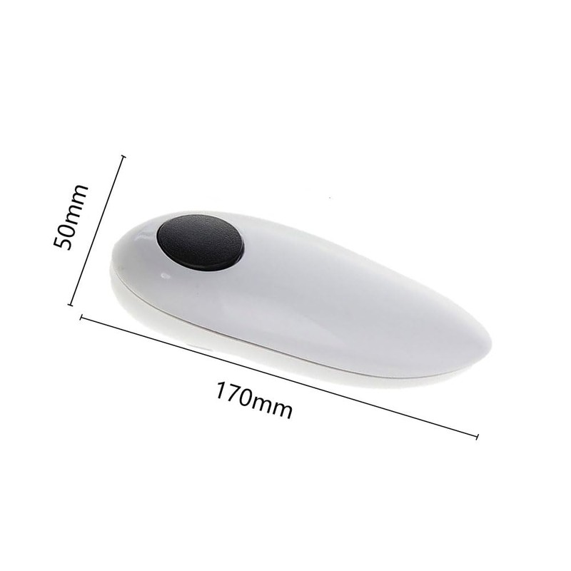 Electric Can Opener, One Touch Can Opener, Automatic 360° Rotation,