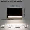 ZONK Outdoor Indoor LED Step Lights 110V -240V, Waterproof IP65