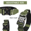 Ledeak Tactical Dog Collar, Padded Adjustable Polypropylene Soft Dog Collars,