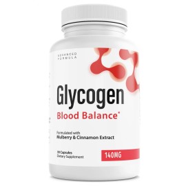 Glycogen Blood Balance Dietary Supplement 30 Capsules