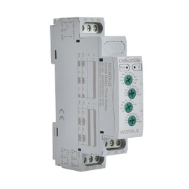 CNAODUN Asymmetric Cycle Time Relay HYCRT8-J2 0.1s-10days AC/DC 24-240V 2 Outputs Cycle Time Delay Relay DIN Rail Mount Type