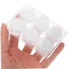 SHOWERORO 1Set Gemstone Display Box with Lid Jewelry Organizer Case