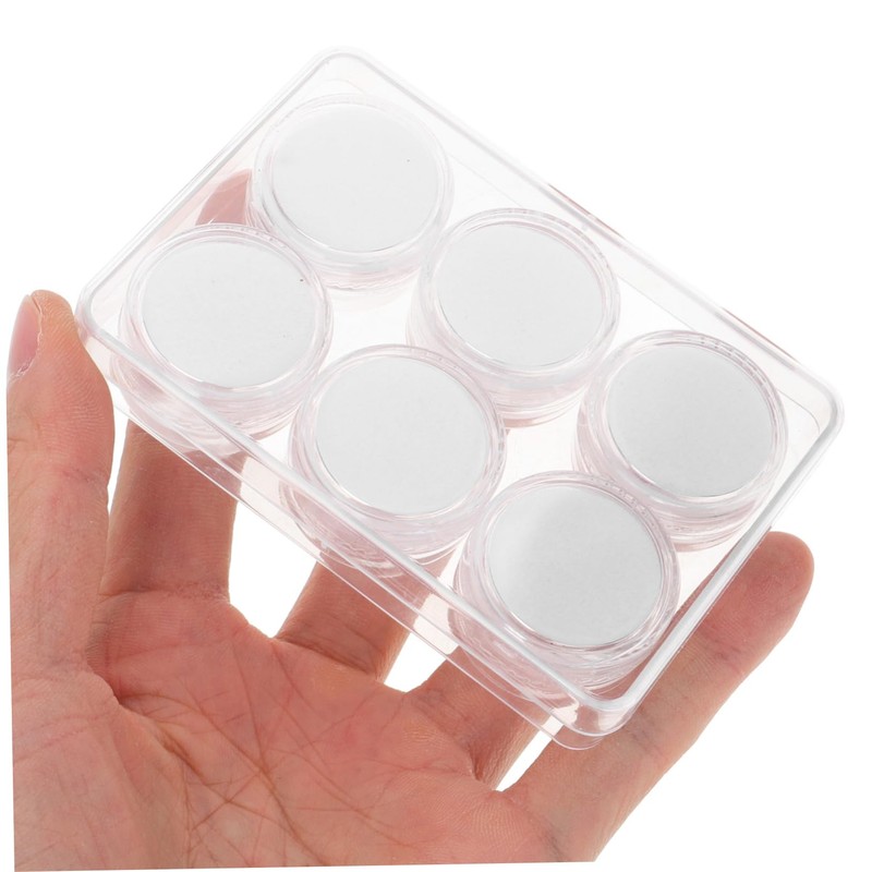 SHOWERORO 1Set Gemstone Display Box with Lid Jewelry Organizer Case