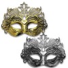 SALUDABLE Venetian Mask, Ball, Cosplay, Masquerade Mask, Set of 2