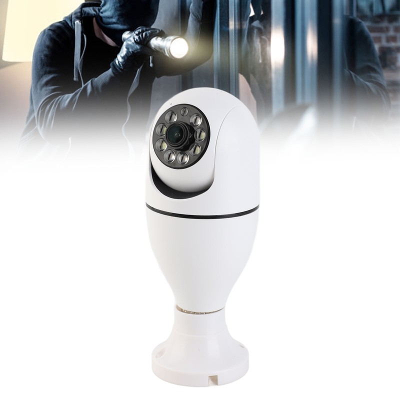 WiFi Security Camera 1080P 360 Degree Panoramic Viewing Wireless Two