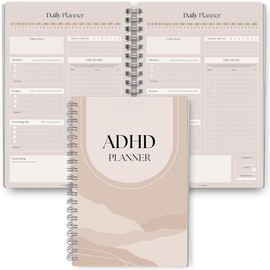 Daily Planner for Neurodivergent Adults - Productivity Daily Planner & Task Management to Stay Organized and Focused (Lux) - Color: Lux