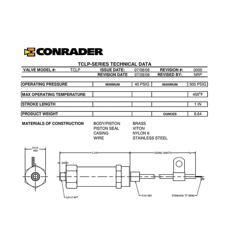 1/2" NPT Combination Pilot Valve, Unloader Valve, Check Valve plus