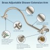 Hibbent Shower Head High Pressure Rainfall Shower Head Handheld Showerhead