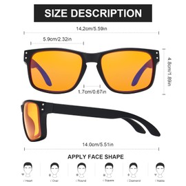 Okany Blue Light Filter Glasses for Men and Women - Gaming Glasses with UV Protection & Anti-Reflection, Blue Light Blocking Glasses Against Glare & Eye Fatigue for Screen, Esports & Computer, black