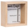 Brandsseller Money Boxes Picture Frame Design with Window and Scale