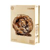 Blumuze Wooden Puzzle Adults, 3D Lion Wooden Puzzle, Unique Animal