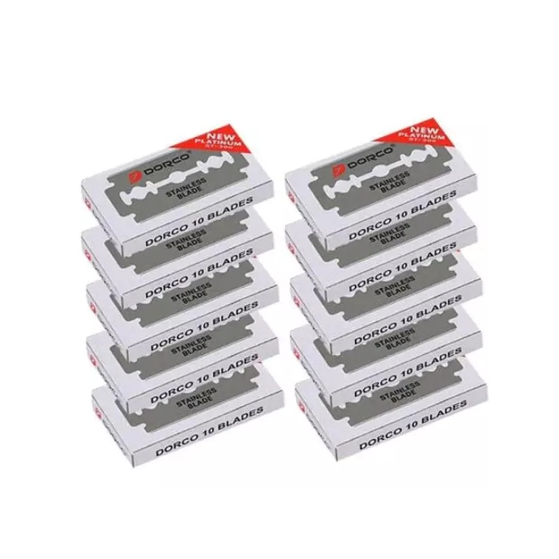 Dorco 도루코면도날 도르코 화장도 양면면도날 100P Dorco Razor Blade Dorco