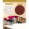 60Pcs 100mm Sanding Discs Random Orbital Sander Hook and Loop