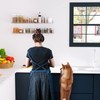 Sezanrpt Acrylic Wall Spice Rack Organizer, Seasoning Rack Shelf Organizer,