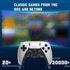 MMQ Retro Game Console 20,000+ Games, 1080p Resolution, 2.4GHz Dual