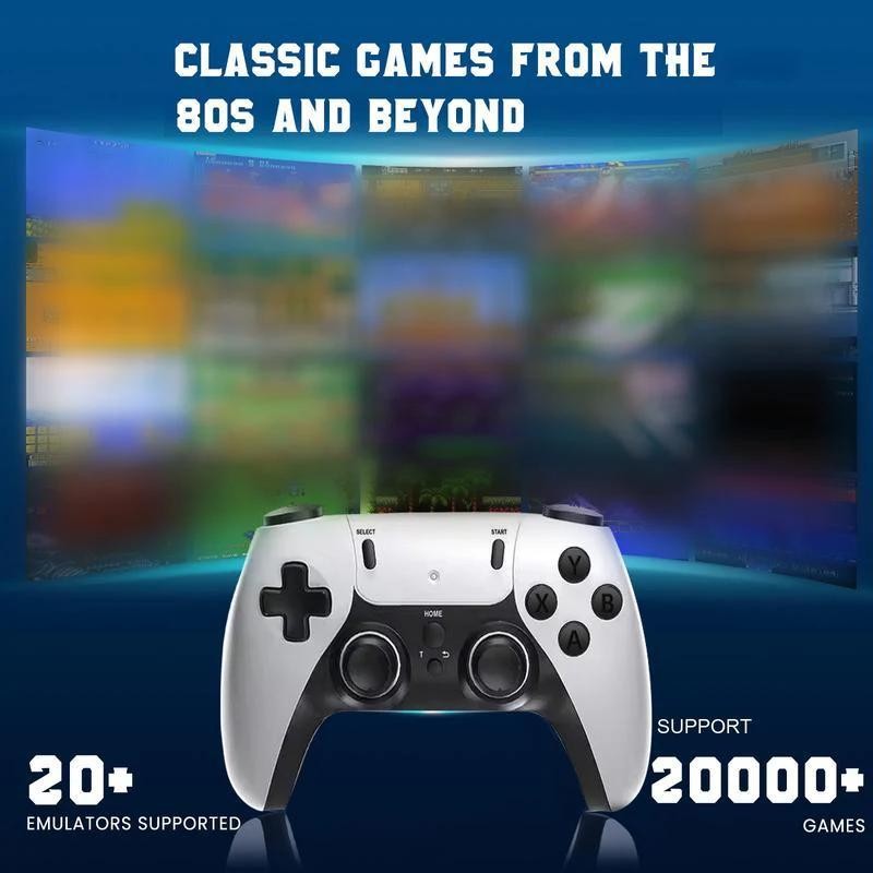 MMQ Retro Game Console 20,000+ Games, 1080p Resolution, 2.4GHz Dual