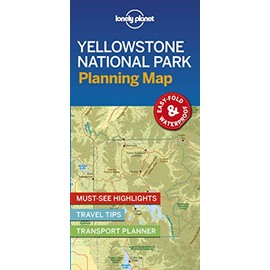 Lonely Planet Yellowstone National Park Planning Map 1st Ed.