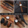 Gatuida 1pc Leather Tray Strap 20mm Watch Band Reloj Inteligente